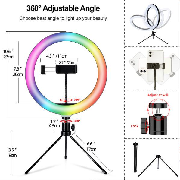 Beauty RGB Photography Ring Light eprolo