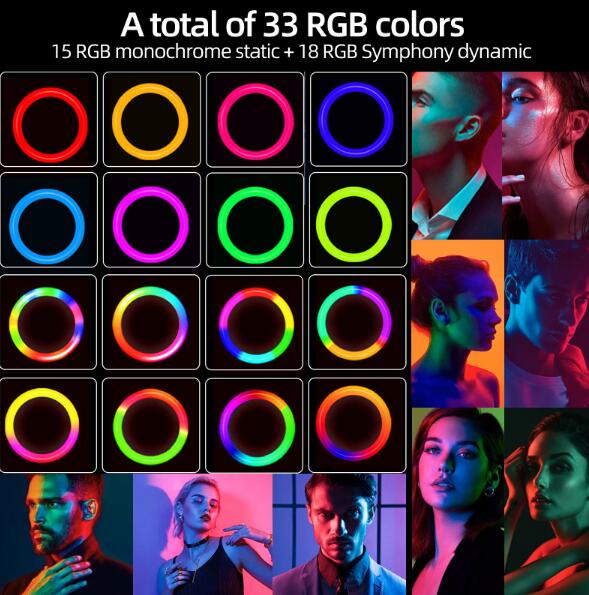 Beauty RGB Photography Ring Light eprolo
