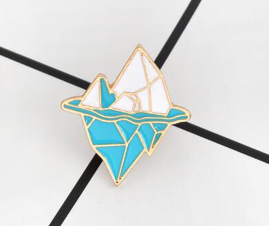 Cartoon Iceberg Enamel Pin eprolo