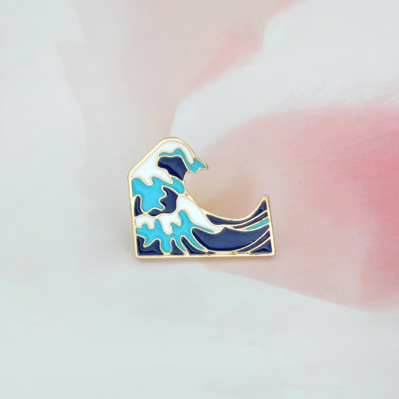 Ocean Waves Enamel Pin eprolo