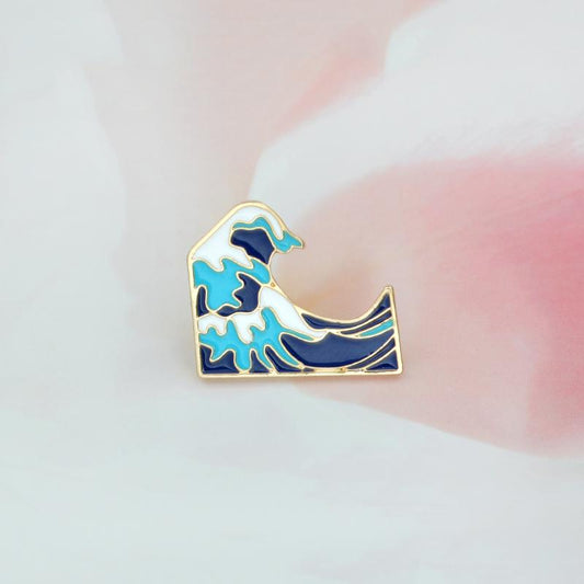 Ocean Waves Enamel Pin eprolo