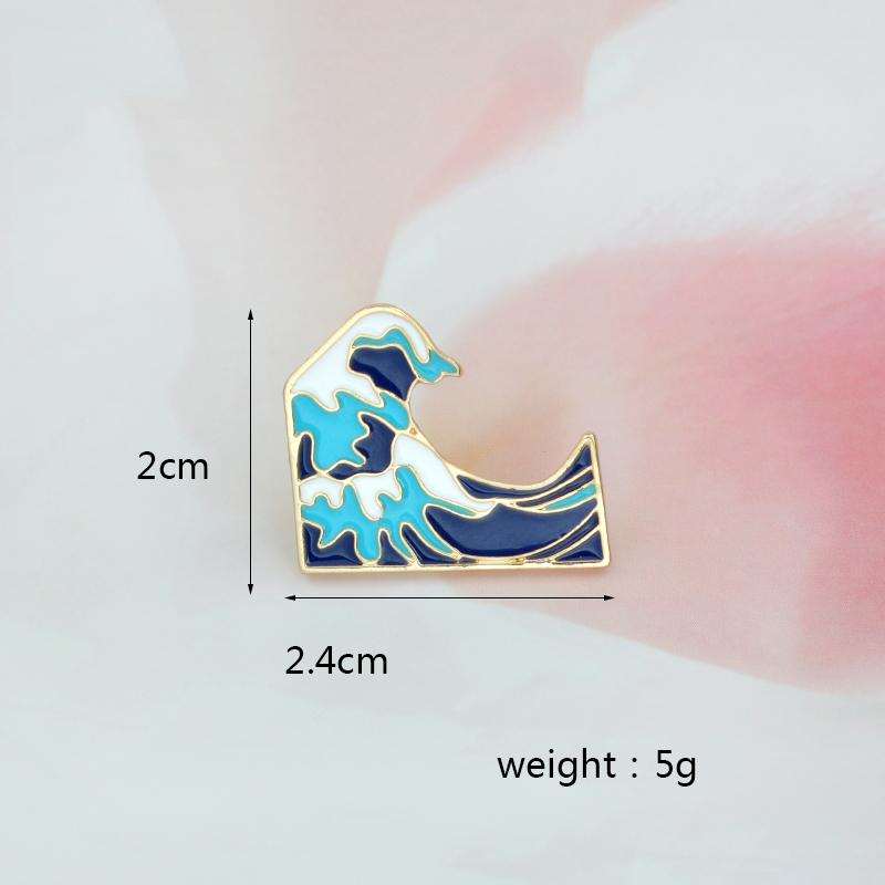 Ocean Waves Enamel Pin eprolo