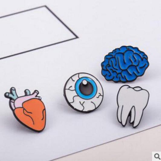Anatomy Enamel Pins (1PC) eprolo