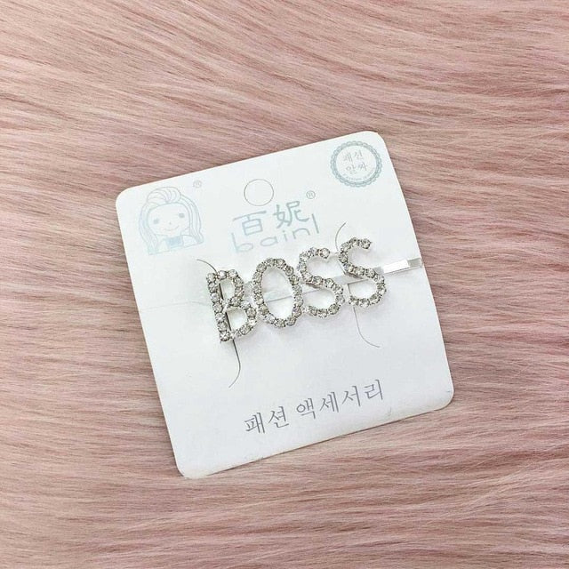 Bling Word Hairpins (1PC) eprolo