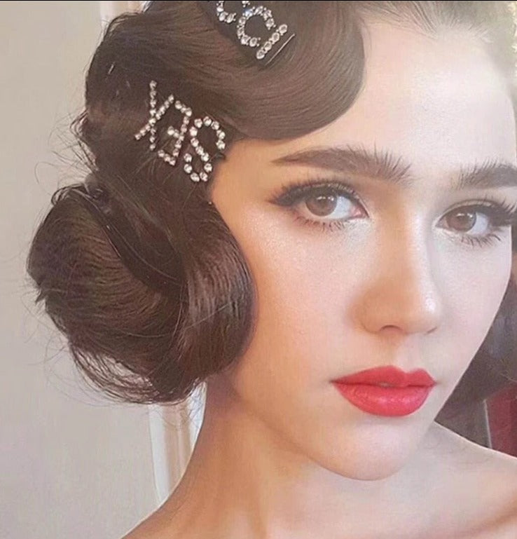 Bling Word Hairpins (1PC) eprolo