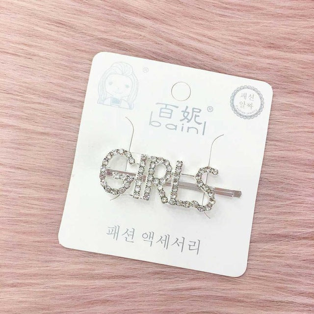 Bling Word Hairpins (1PC) eprolo