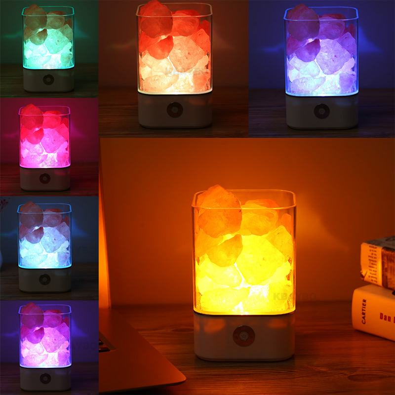 Color Changing Natural Himalayan Salt Mood Lamp eprolo