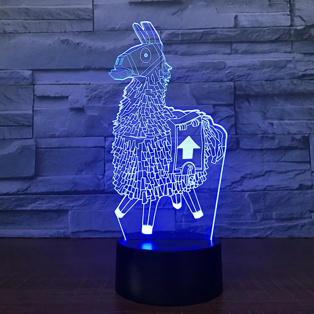 Fortnite RGB 3D Mood Light (7 Colors) eprolo