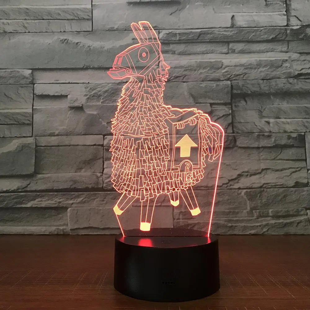 Fortnite RGB 3D Mood Light (7 Colors) eprolo