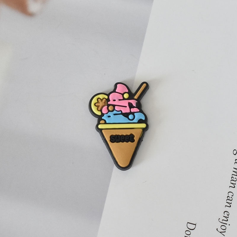 Cartoon Food Crocs Charms (1PC) eprolo