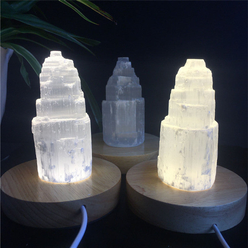Natural Crystal Tower Lamp eprolo