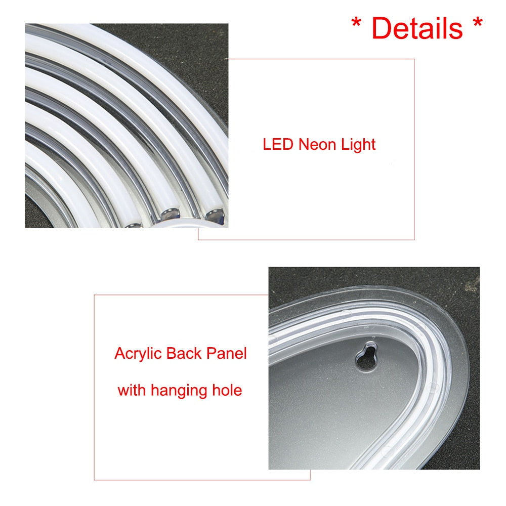 Assorted Neon LED Signs - With Acrylic Back Panel eprolo