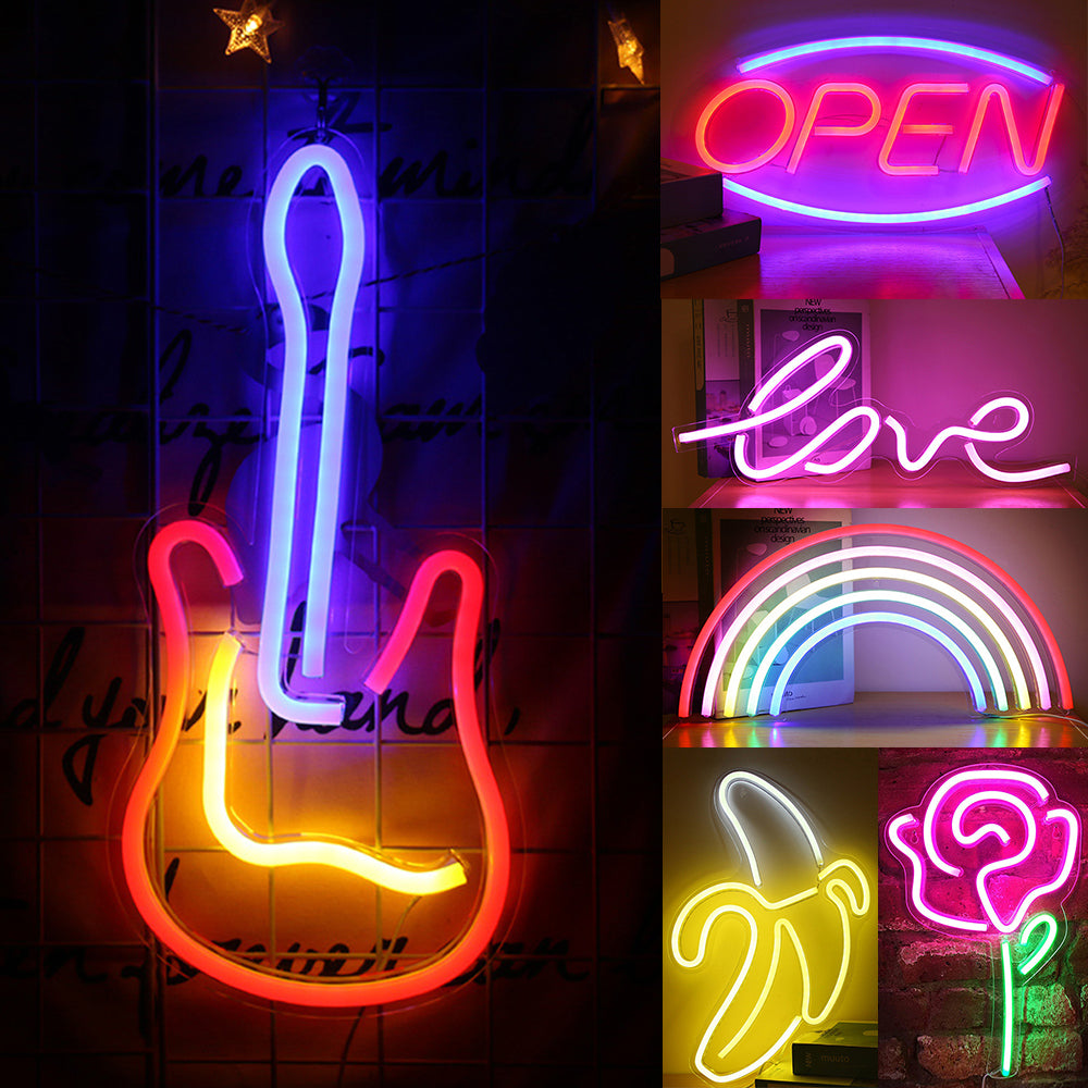 Assorted Neon LED Signs - With Acrylic Back Panel eprolo