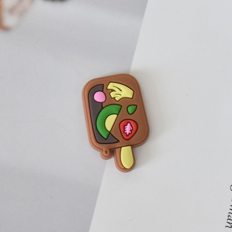 Cartoon Food Crocs Charms (1PC) eprolo