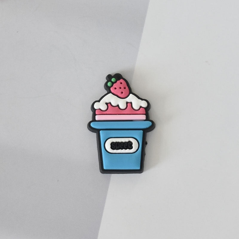Cartoon Food Crocs Charms (1PC) eprolo