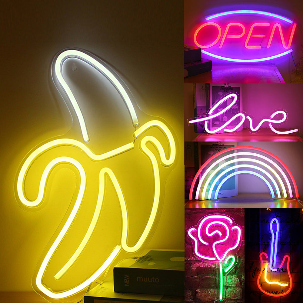 Assorted Neon LED Signs - With Acrylic Back Panel eprolo