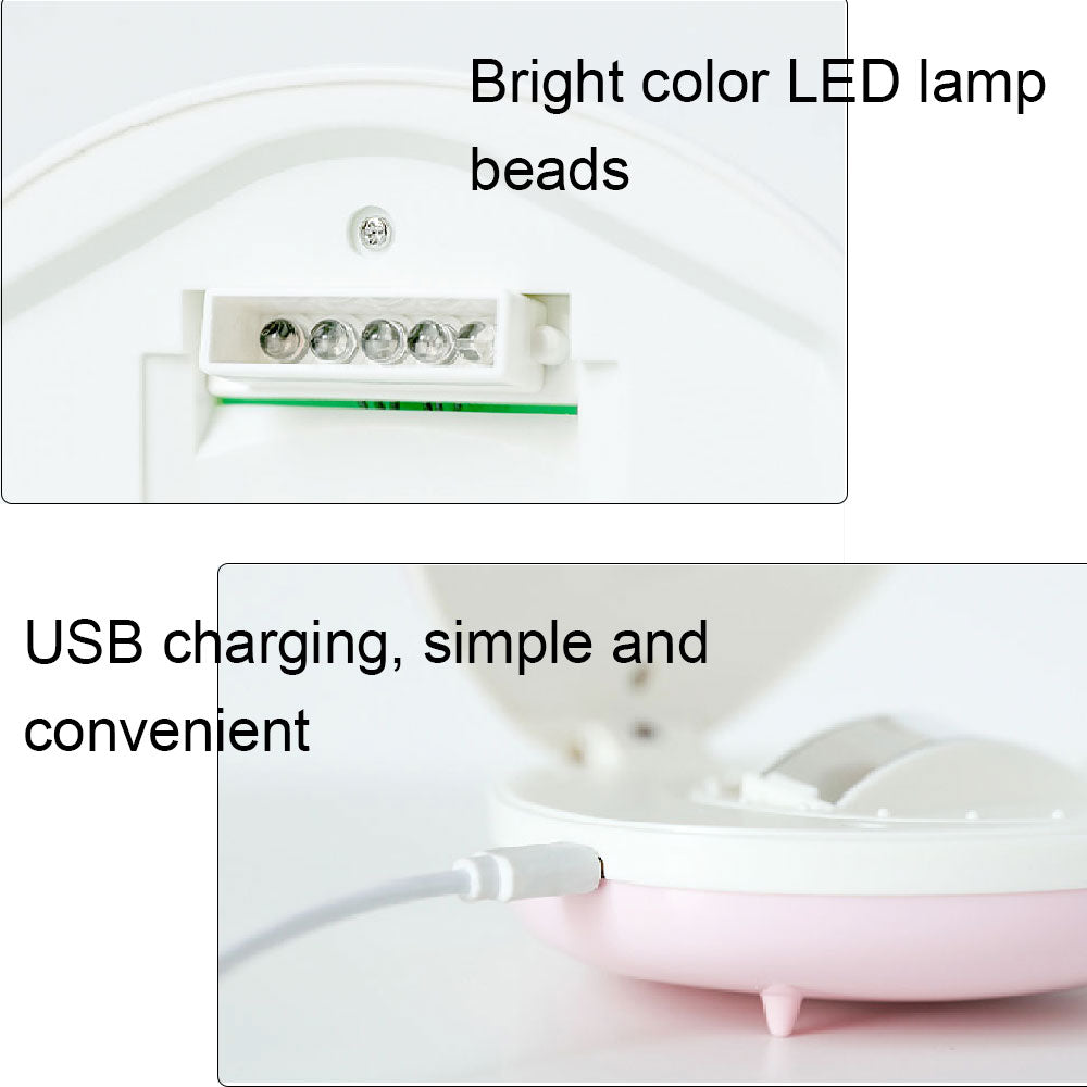 Pastel Rainbow Projection Shell Night Light eprolo