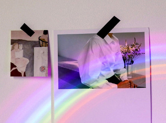 Pastel Rainbow Projection Shell Night Light eprolo