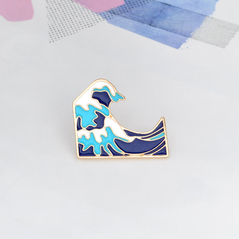 Ocean Waves Enamel Pin eprolo