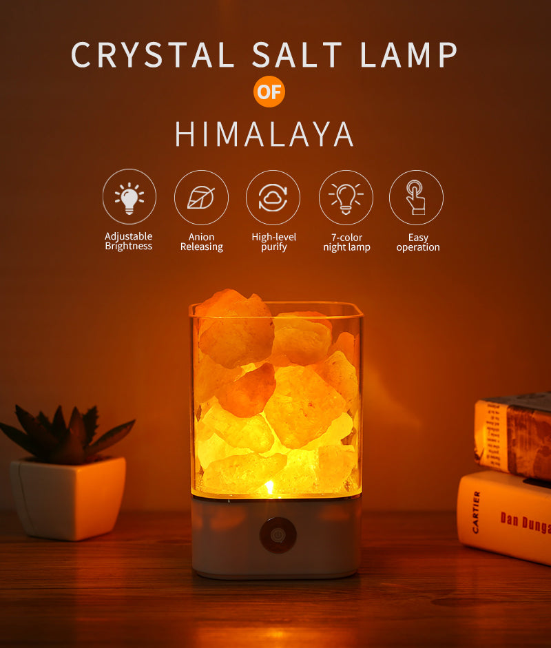Color Changing Natural Himalayan Salt Mood Lamp eprolo