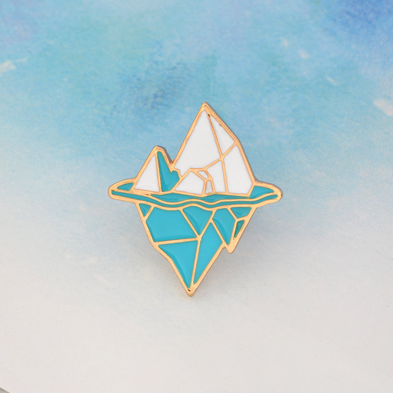 Cartoon Iceberg Enamel Pin eprolo