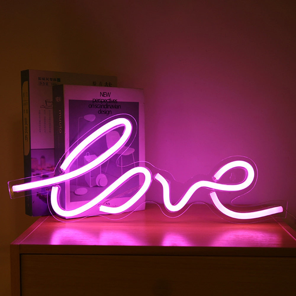 Assorted Neon LED Signs - With Acrylic Back Panel eprolo
