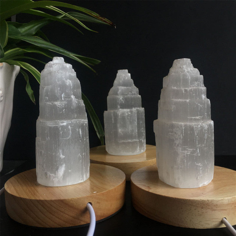 Natural Crystal Tower Lamp eprolo