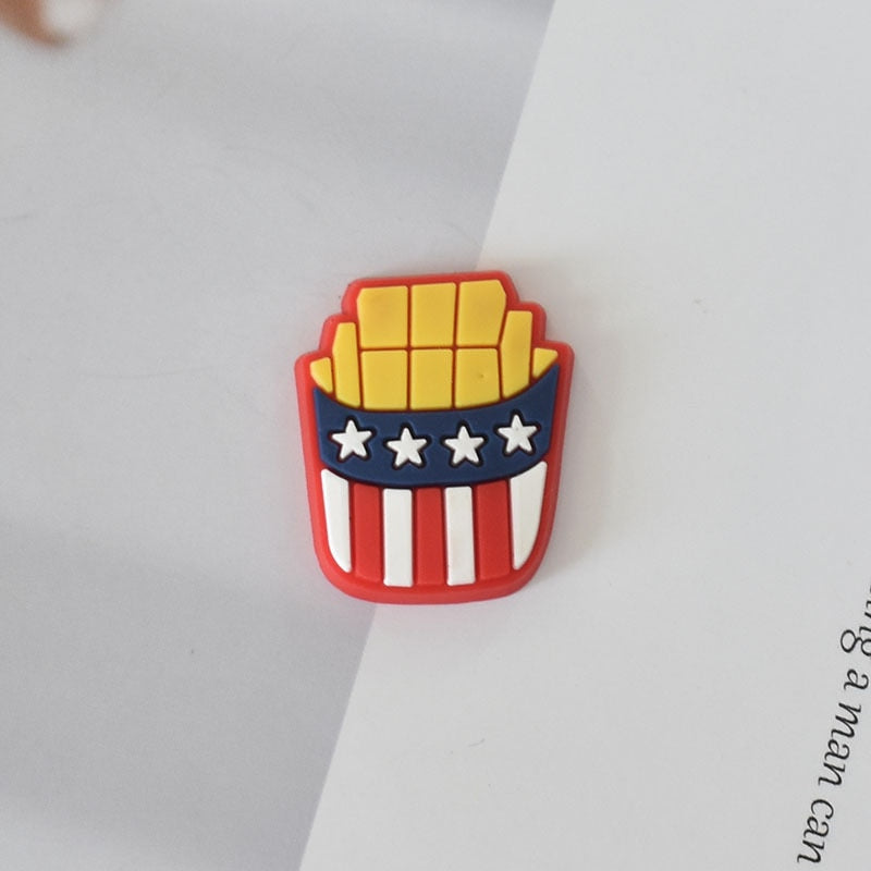 Cartoon Food Crocs Charms (1PC) eprolo