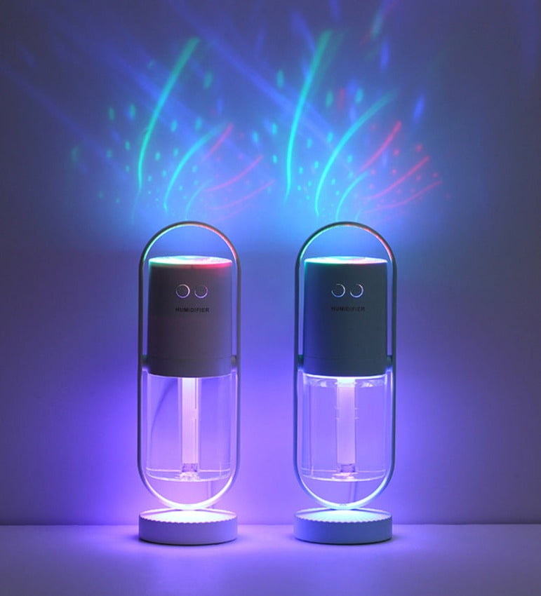 Mini Multicolor Projection Night Light/Atomizing Humidifier eprolo