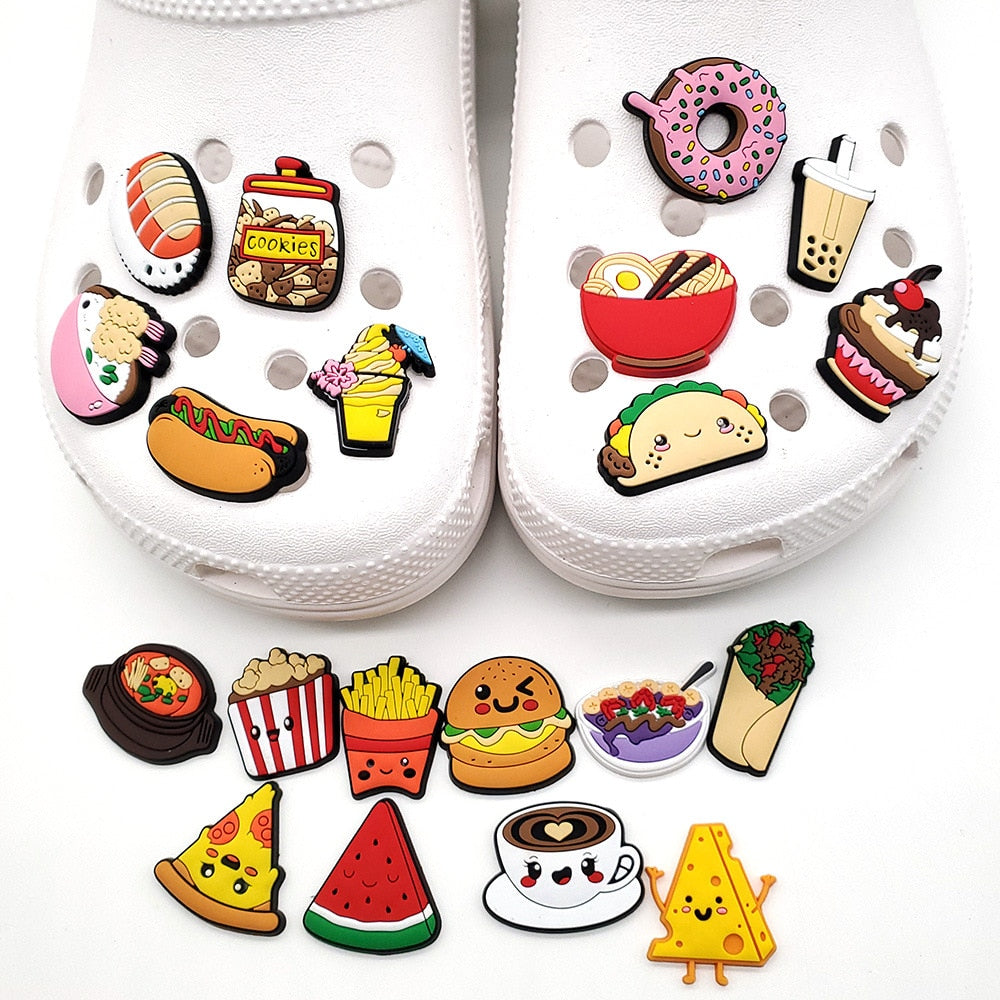 Cartoon Food Crocs Charms (1PC) eprolo