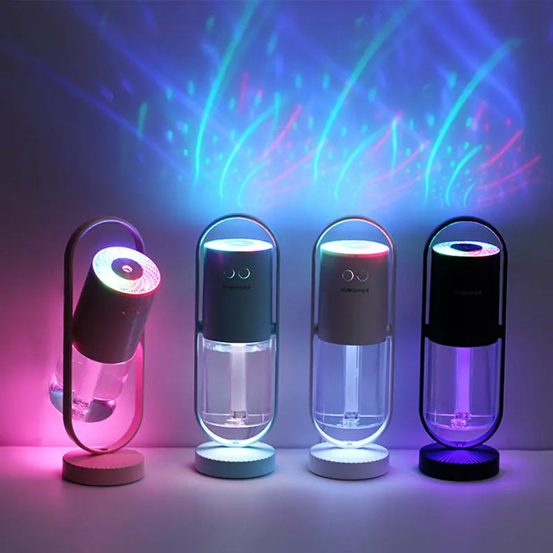 Mini Multicolor Projection Night Light/Atomizing Humidifier eprolo