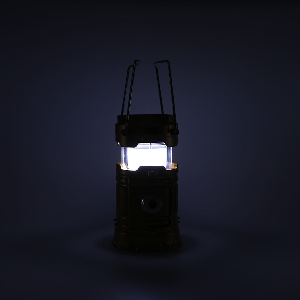 Solar Powered Rechargeable Collapsible LED Lantern eprolo