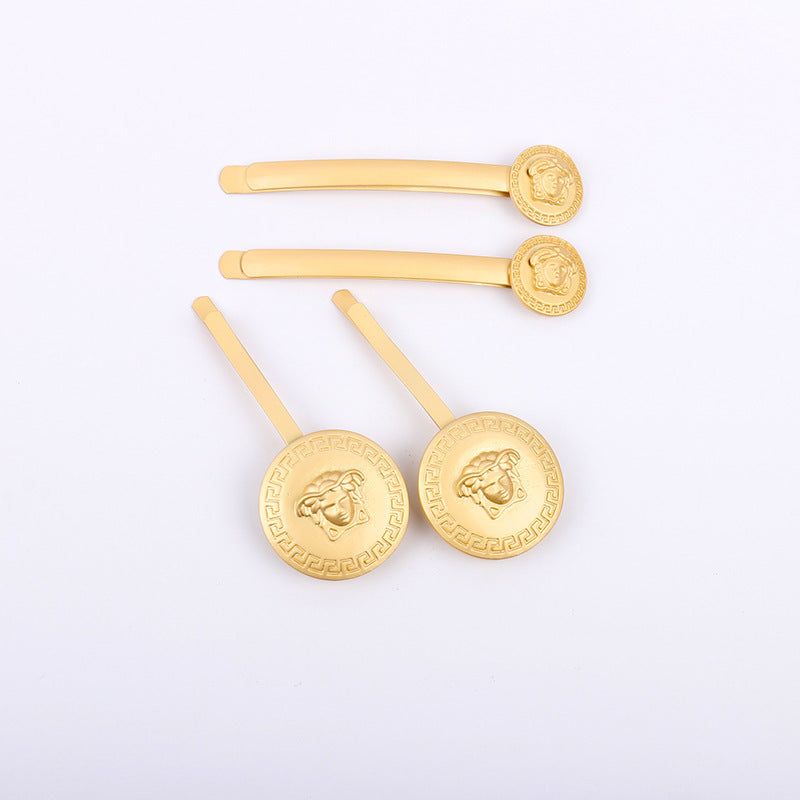 Golden Medusa Coin Hairpins (1PC) eprolo
