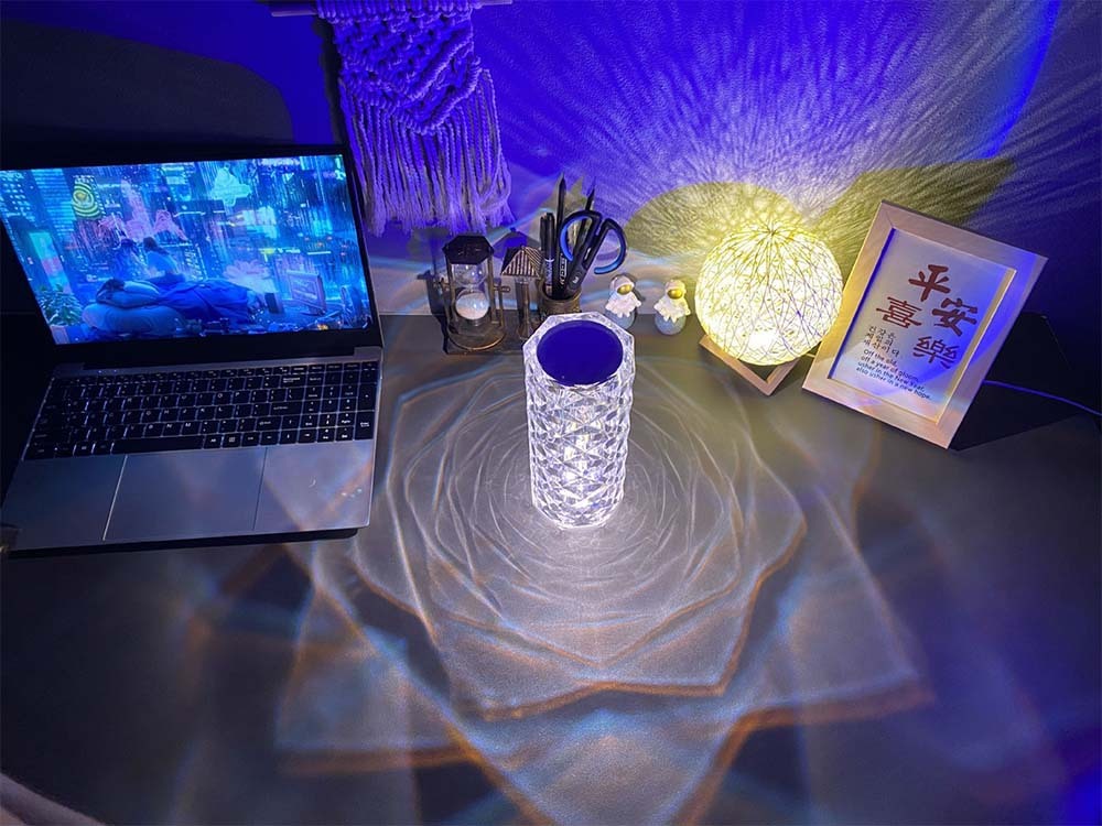 Crystal Table Lamp - Color Adjustable/Rechargeable eprolo